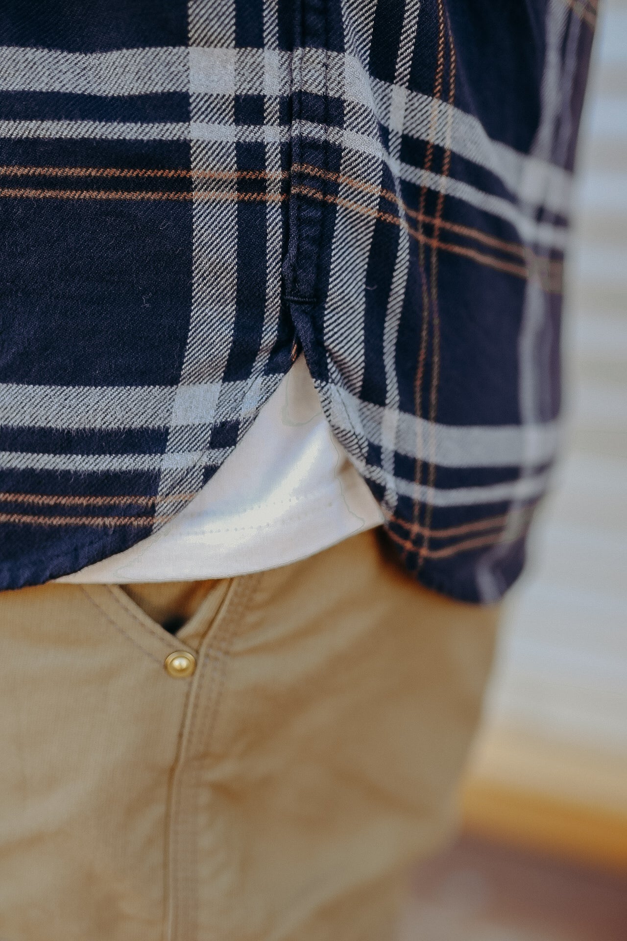 Utility- Black Plaid