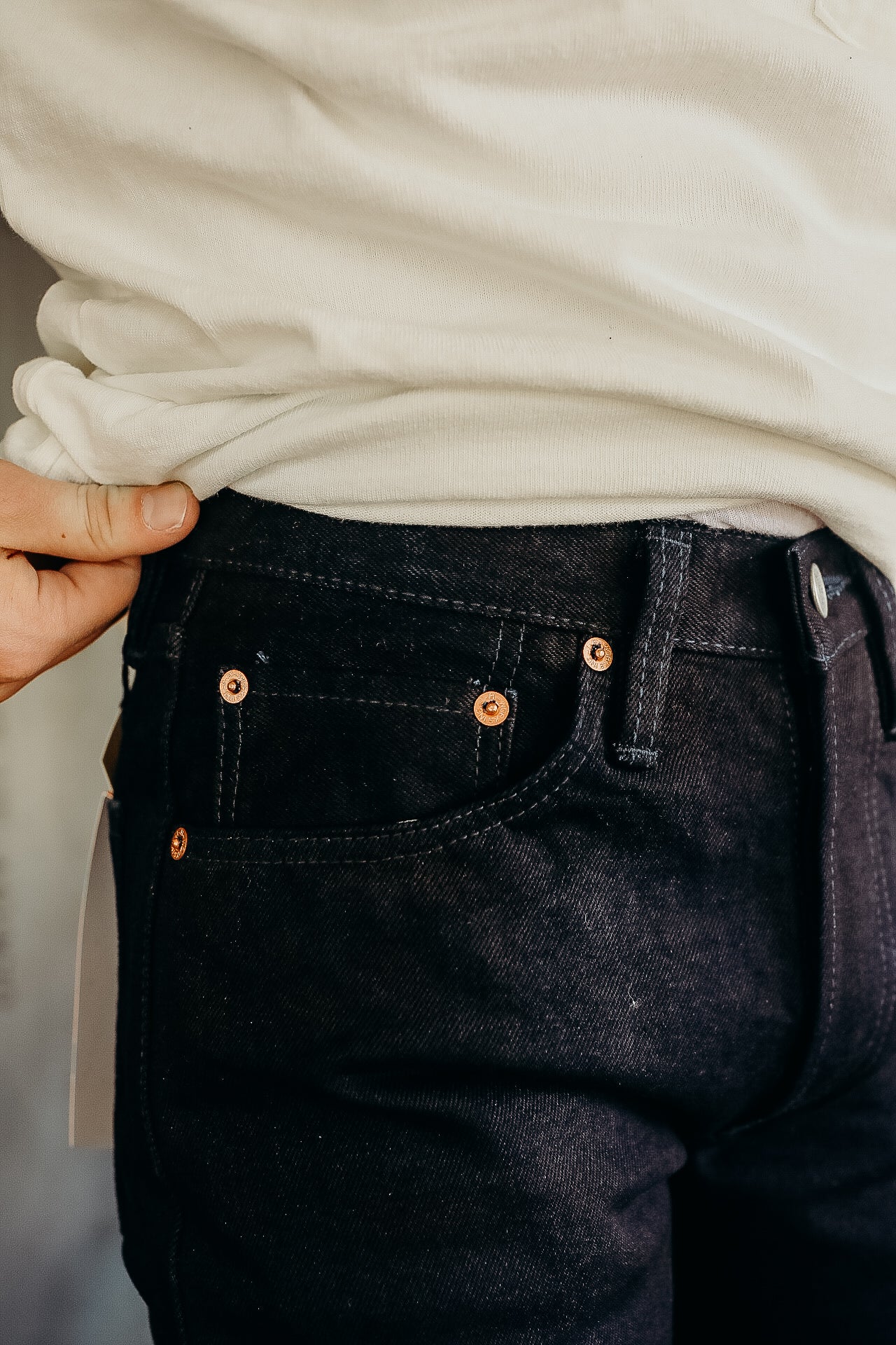 14oz Selvedge Denim Super Slim Cut Jeans - Indigo/Indigo IH-555S-142ii