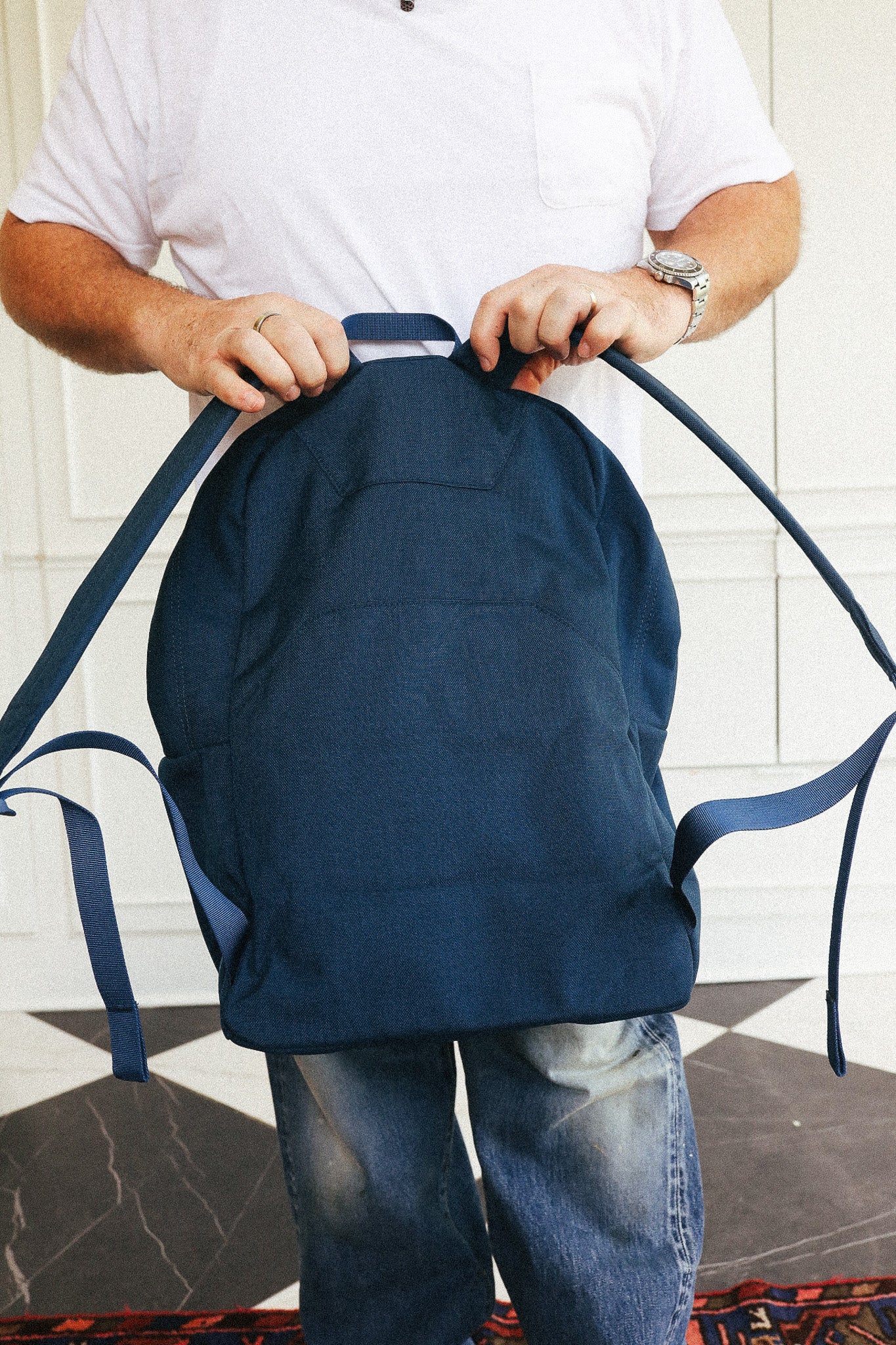 Visvim Cordura Rucksack 22L- Navy