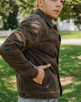 RJ-1 Riders Jacket Waxed Canvas- Oak