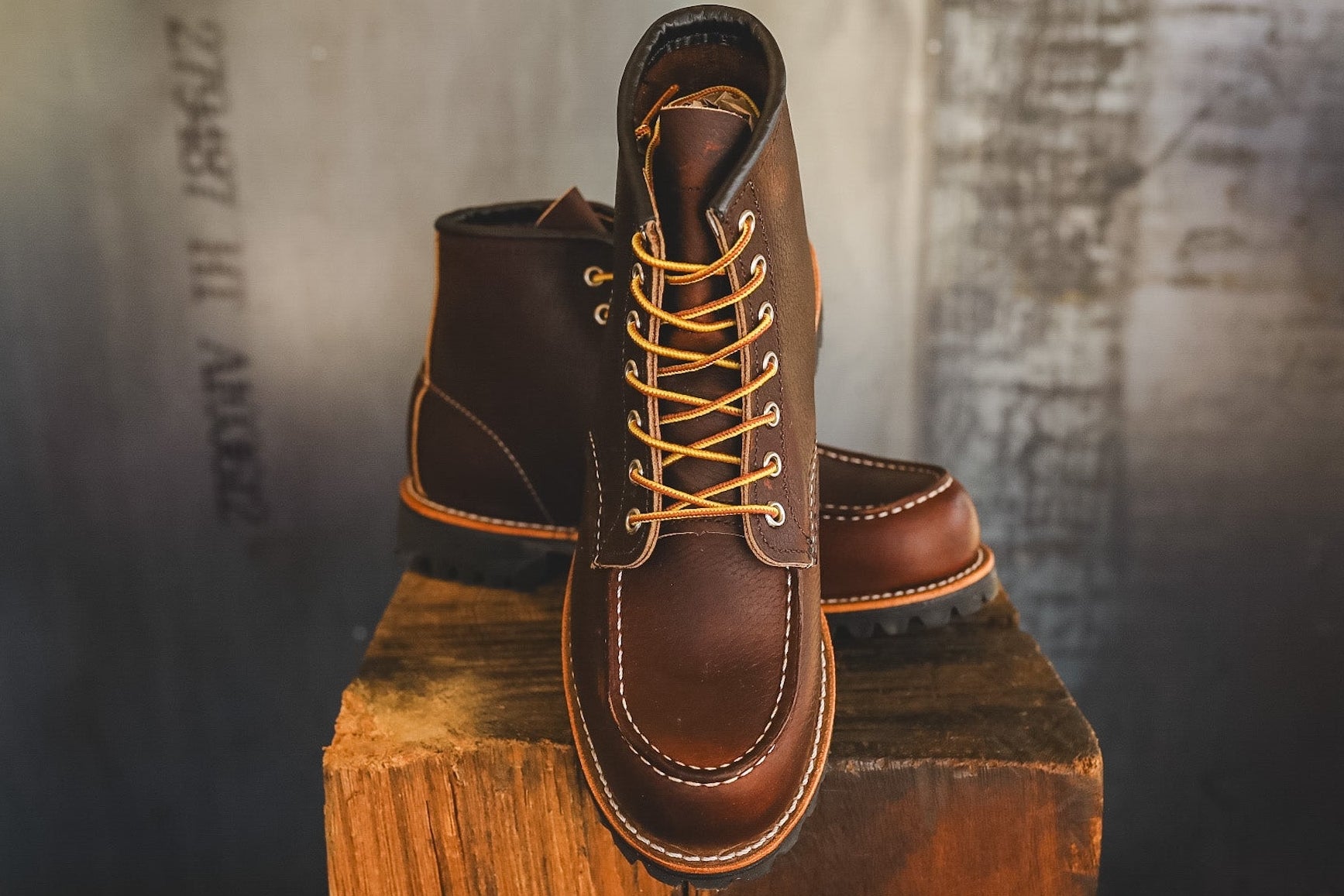 8146 Red Wing 6-Inch Roughneck Moc Toe- Briar Oil Slick Leather
