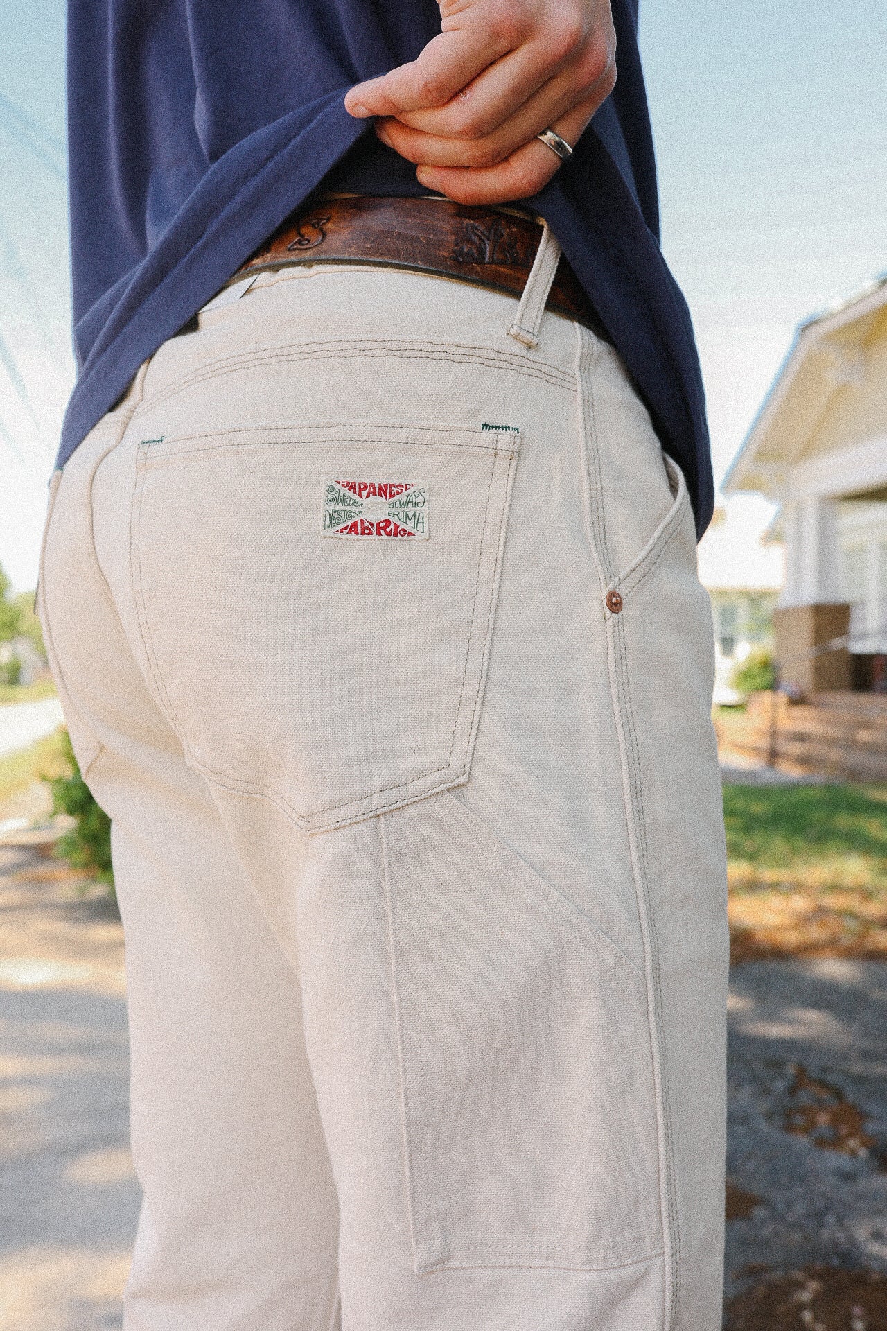Wendell Pants Smithson Ecru