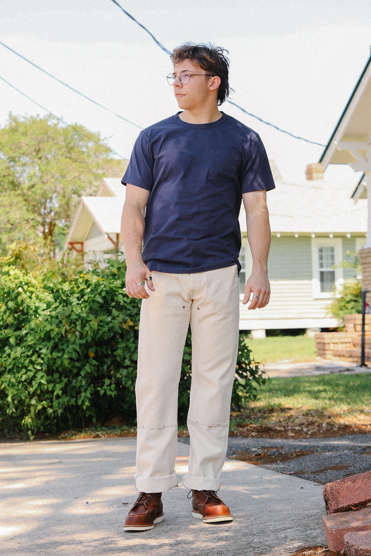 Wendell Pants Smithson Ecru