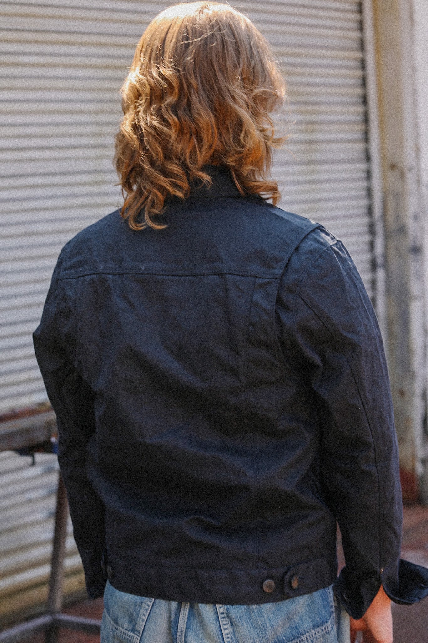 RJ-1 Riders Jacket Waxed Canvas- Black – Iron Shop Provisions