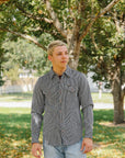 12oz Hickory Stripe CPO Shirt - Indigo IHSH-421-IND