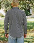 12oz Hickory Stripe CPO Shirt - Indigo IHSH-421-IND