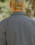 12oz Hickory Stripe CPO Shirt - Indigo IHSH-421-IND
