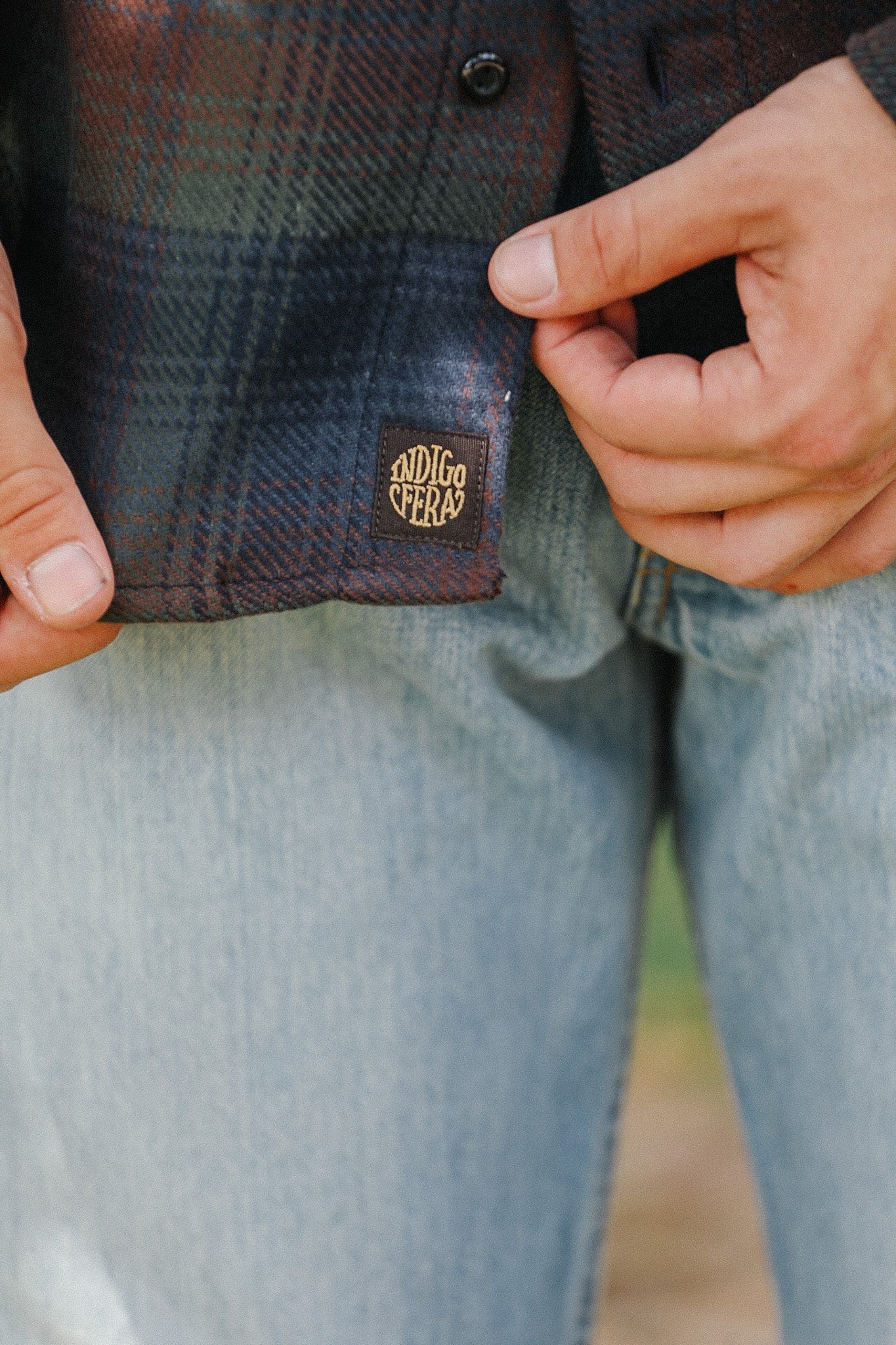Bryson Shirt Flannel Check- Dark Green / Wine / Black / Navy