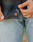 Bryson Shirt Flannel Check- Dark Green / Wine / Black / Navy