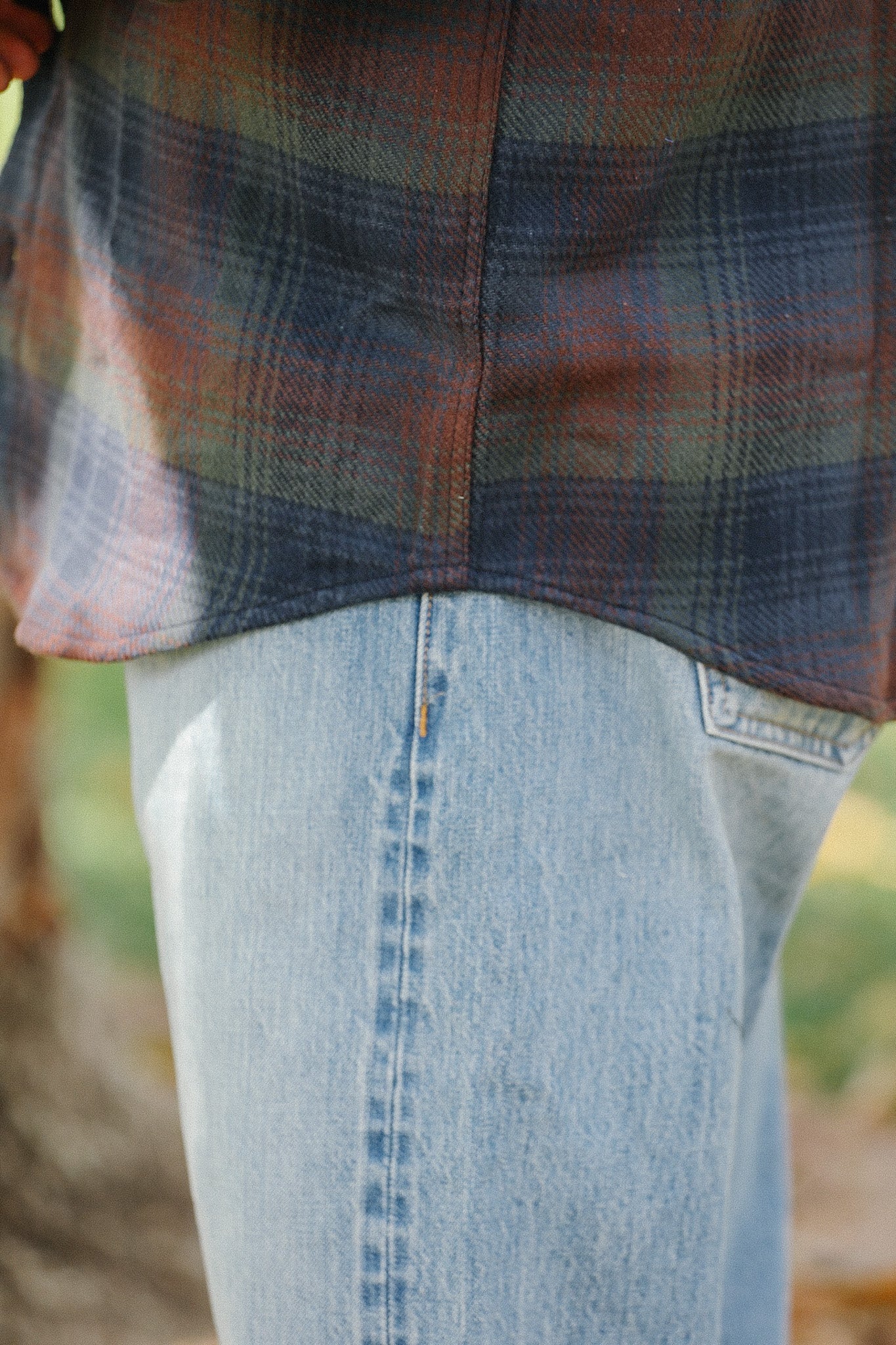 Bryson Shirt Flannel Check- Dark Green / Wine / Black / Navy