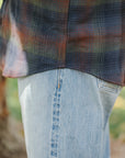 Bryson Shirt Flannel Check- Dark Green / Wine / Black / Navy
