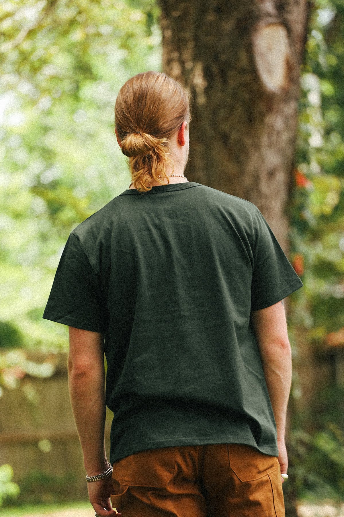 ANM Loopwheel Tee- Forest