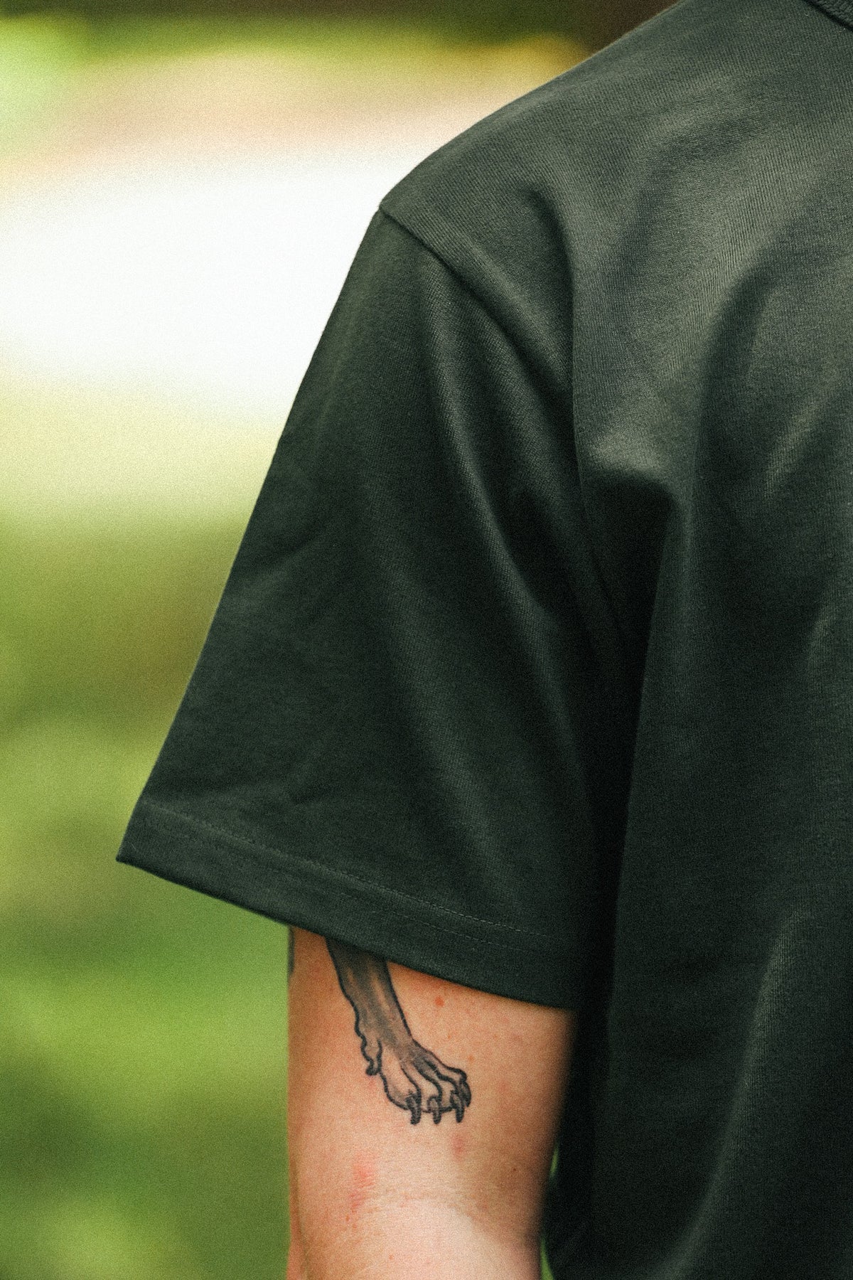 ANM Loopwheel Tee- Forest