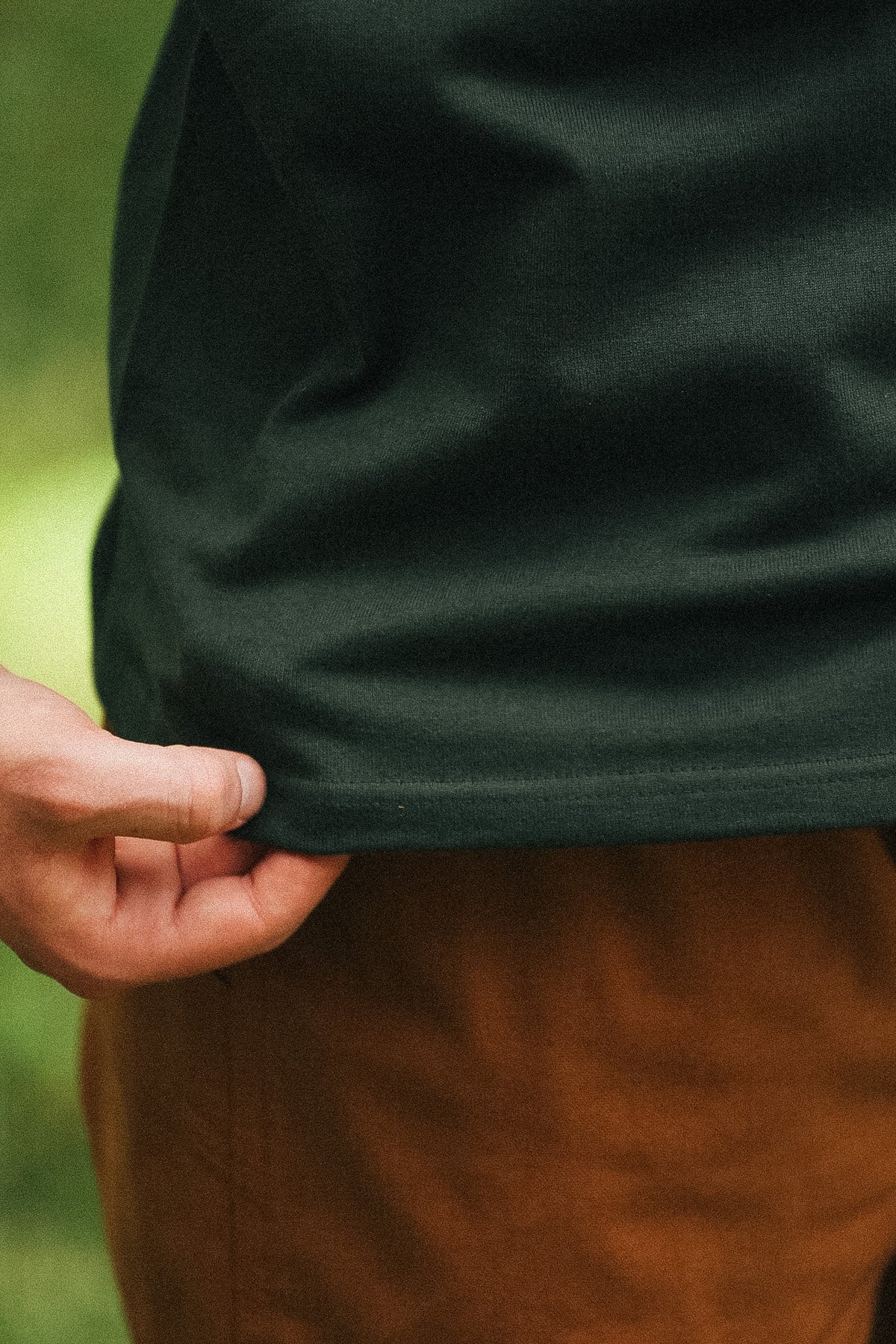 ANM Loopwheel Tee- Forest