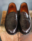 986 Leisure Hand sewn Penny Loafer-Color 8  Burgundy Shell Cordovan