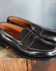 986 Leisure Hand sewn Penny Loafer-Color 8  Burgundy Shell Cordovan