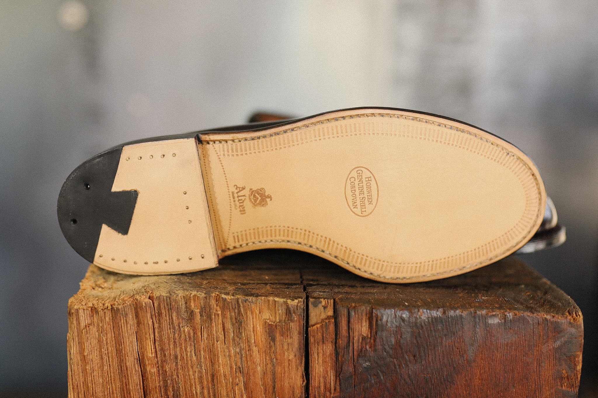 986 Leisure Hand sewn Penny Loafer-Color 8 Burgundy Shell Cordovan