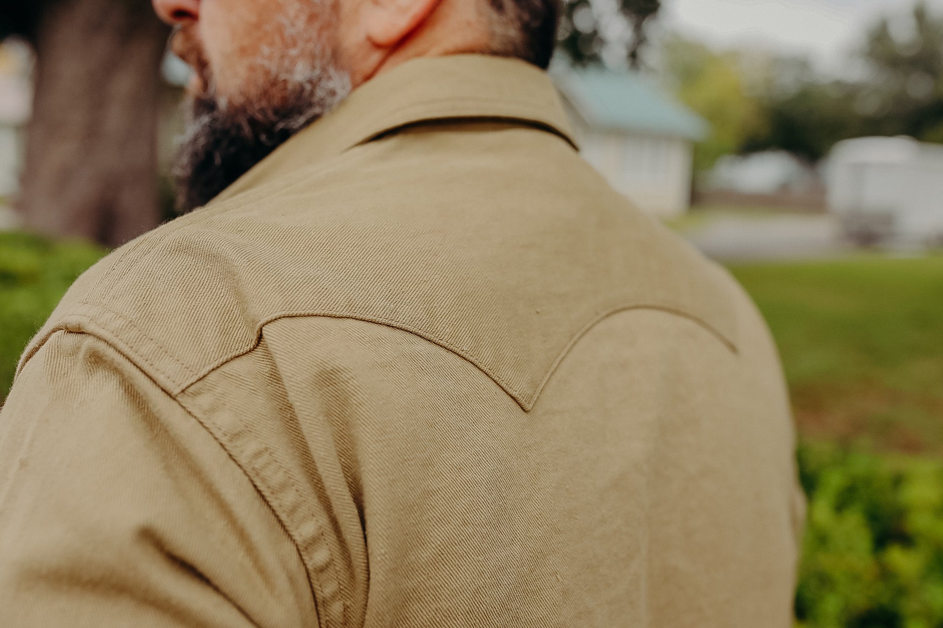 Studio D’artisan RECYCLED COTTON WESTERN SHIRT- Brown (D5711)