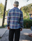 Western Scout- Kingfisher Blue Plaid