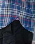 Western Scout- Kingfisher Blue Plaid