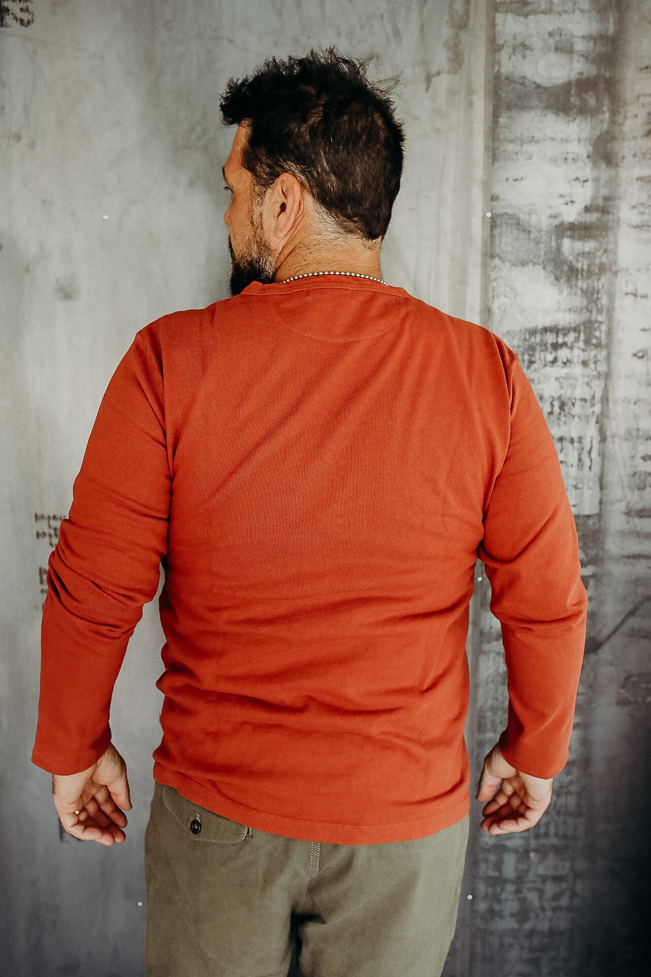 13 Ounce Henley L/S Picante