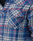 Western Scout- Kingfisher Blue Plaid