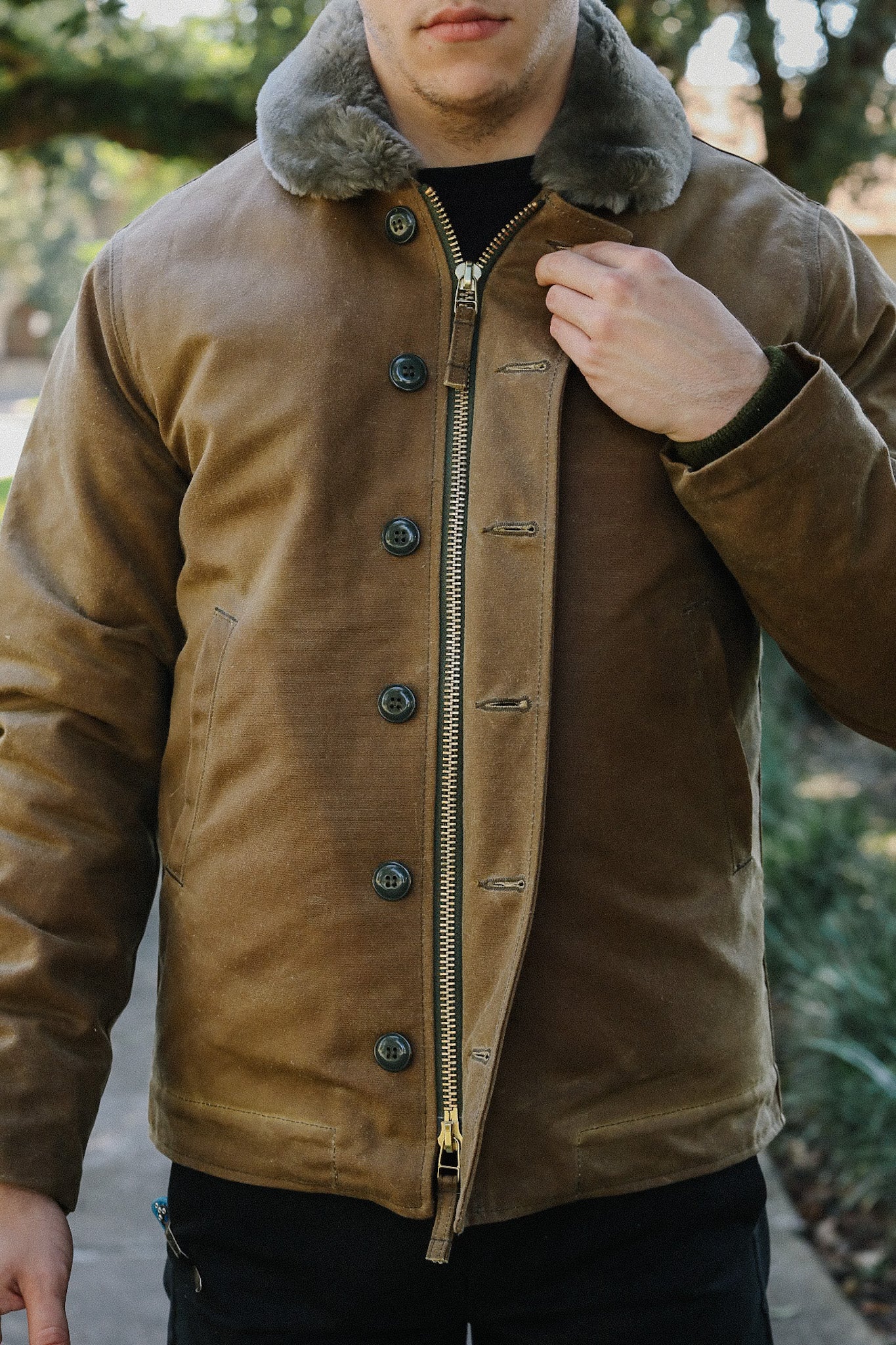 N-1 Deck Jacket - Hardtack/ Gray – Iron Shop Provisions