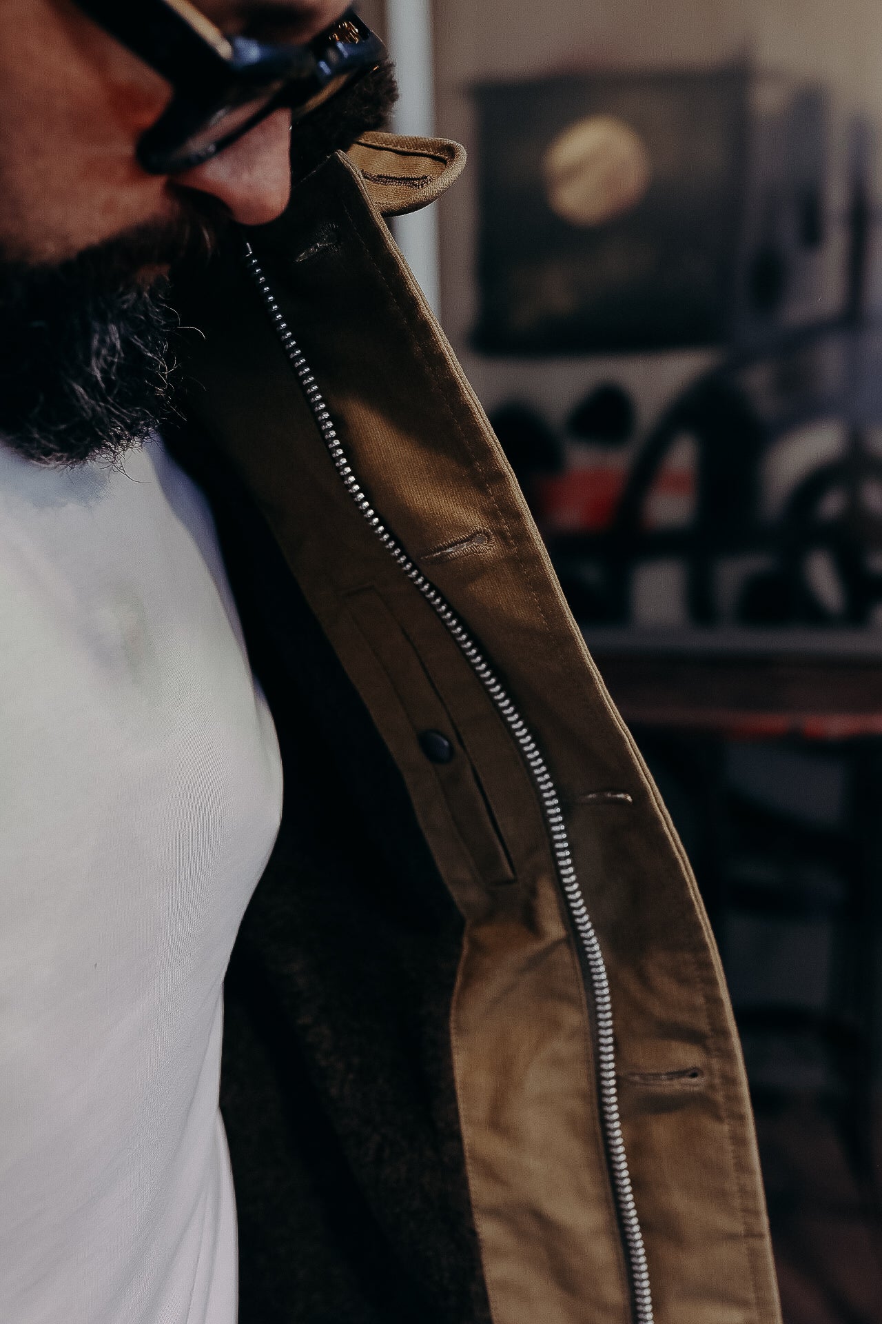 Oiled Whipcord N1 Deck Jacket - Khaki IHM-37KHA – Iron Shop Provisions