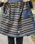 10oz Selvedge Denim Blanket Lined Chore Jacket - Indigo IHJ-149-IND