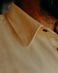Alamo Cotton Twill Shirt in Sand White