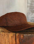 Unstructured Wool Baseball Hat - Red Oak