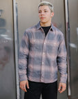 Utility Flannel- Mauve Ombre