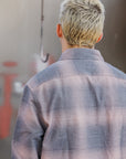 Utility Flannel- Mauve Ombre