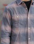Utility Flannel- Mauve Ombre