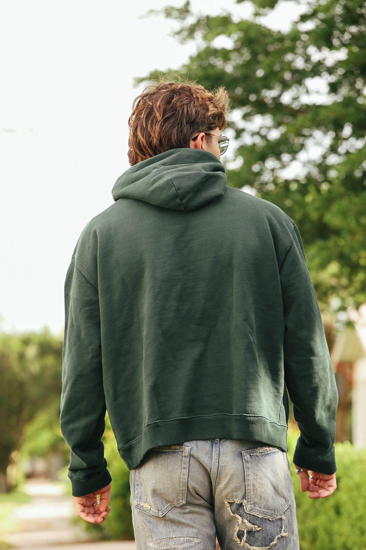 32oz Ultraweight Pullover Hoodie- Kombu Green