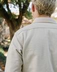 13oz Oxford Cloth Work Overshirt - Ivory IHSH-423-IVO