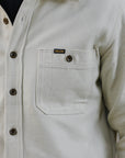 13oz Oxford Cloth Work Overshirt - Ivory IHSH-423-IVO