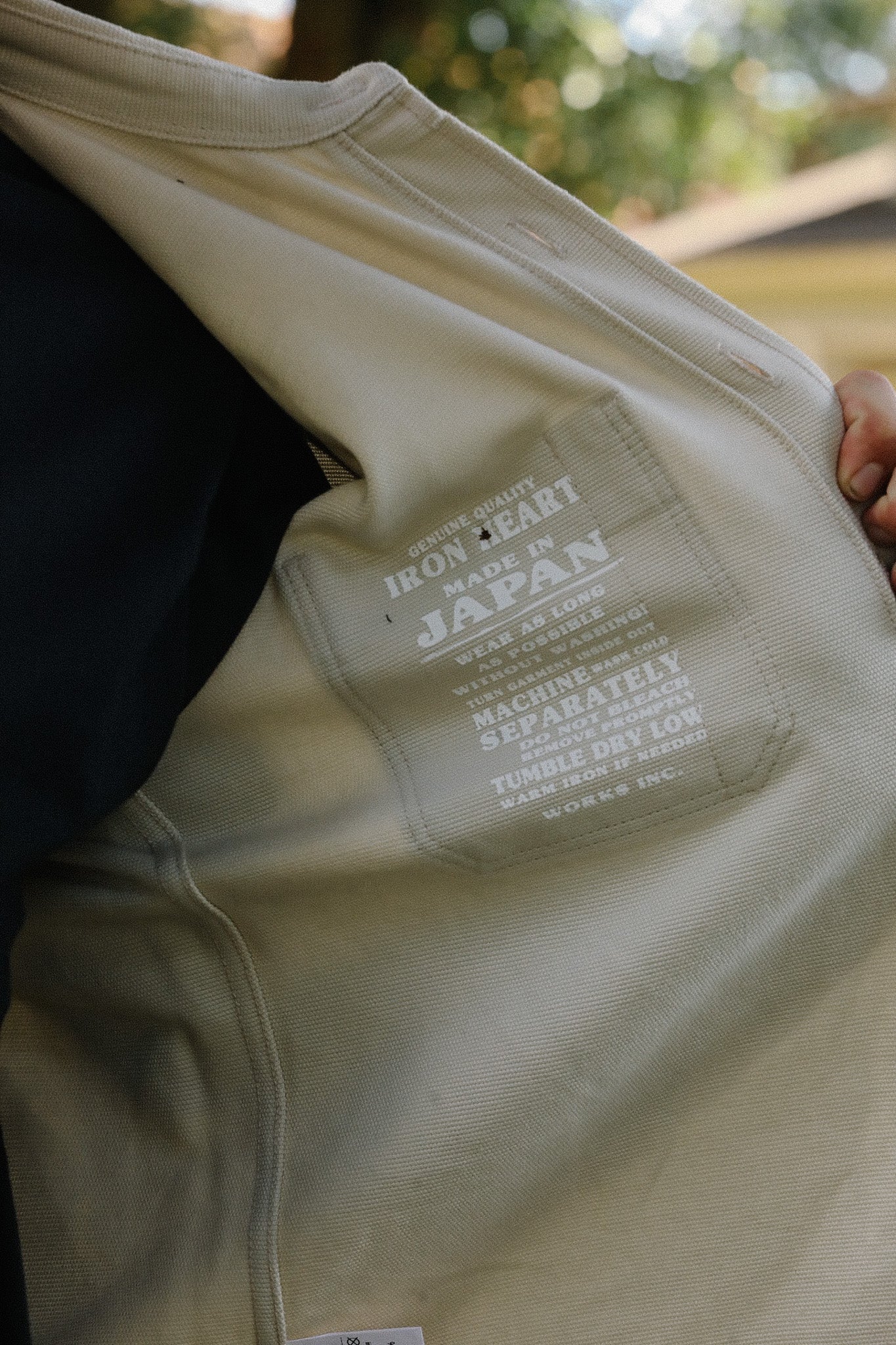 13oz Oxford Cloth Work Overshirt - Ivory IHSH-423-IVO