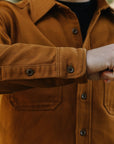 13oz Oxford Cloth Work Overshirt - Camel IHSH-423-CAM