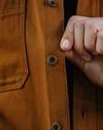 13oz Oxford Cloth Work Overshirt - Camel IHSH-423-CAM