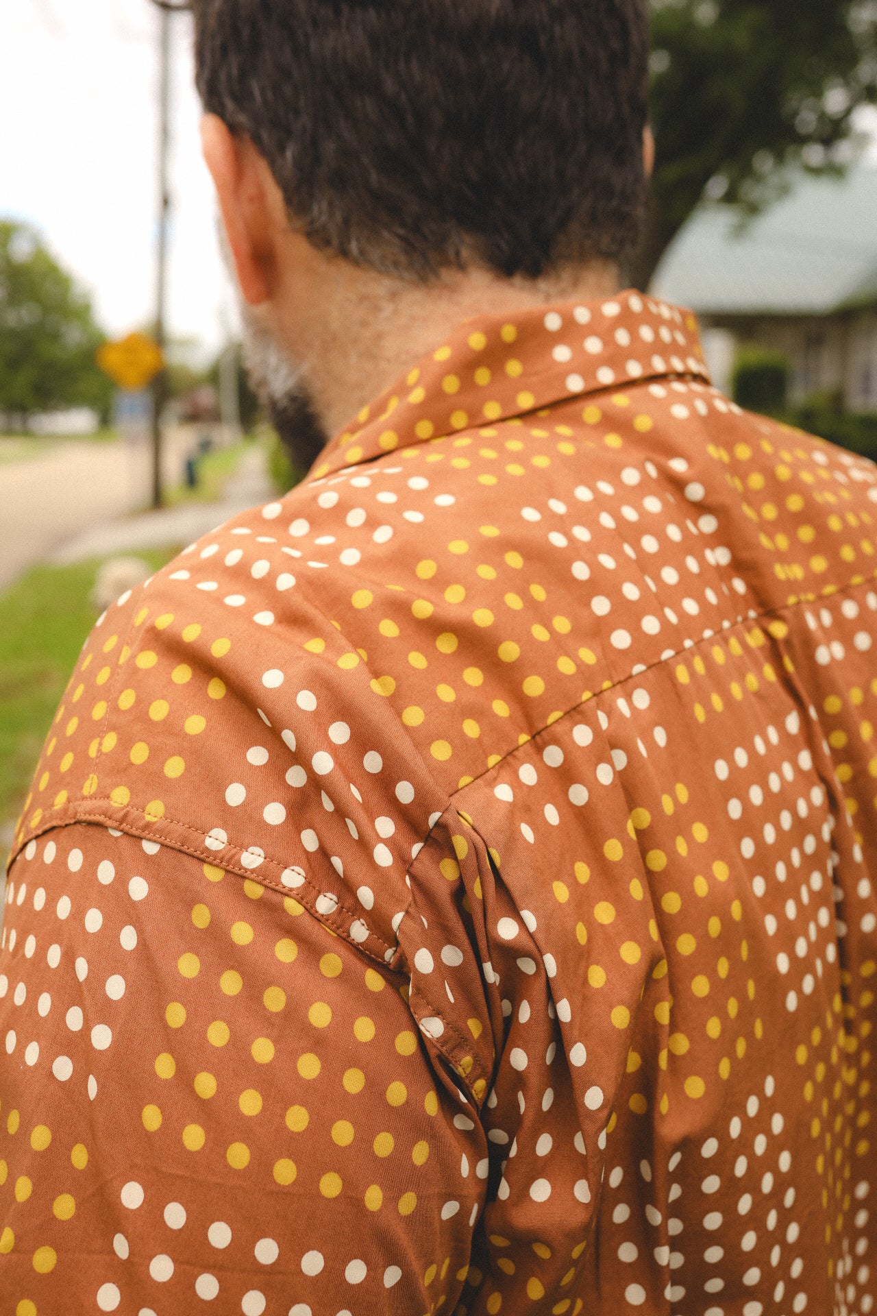 Star Of Hollywood Typewriter Polka Dot- Brown (SH39495