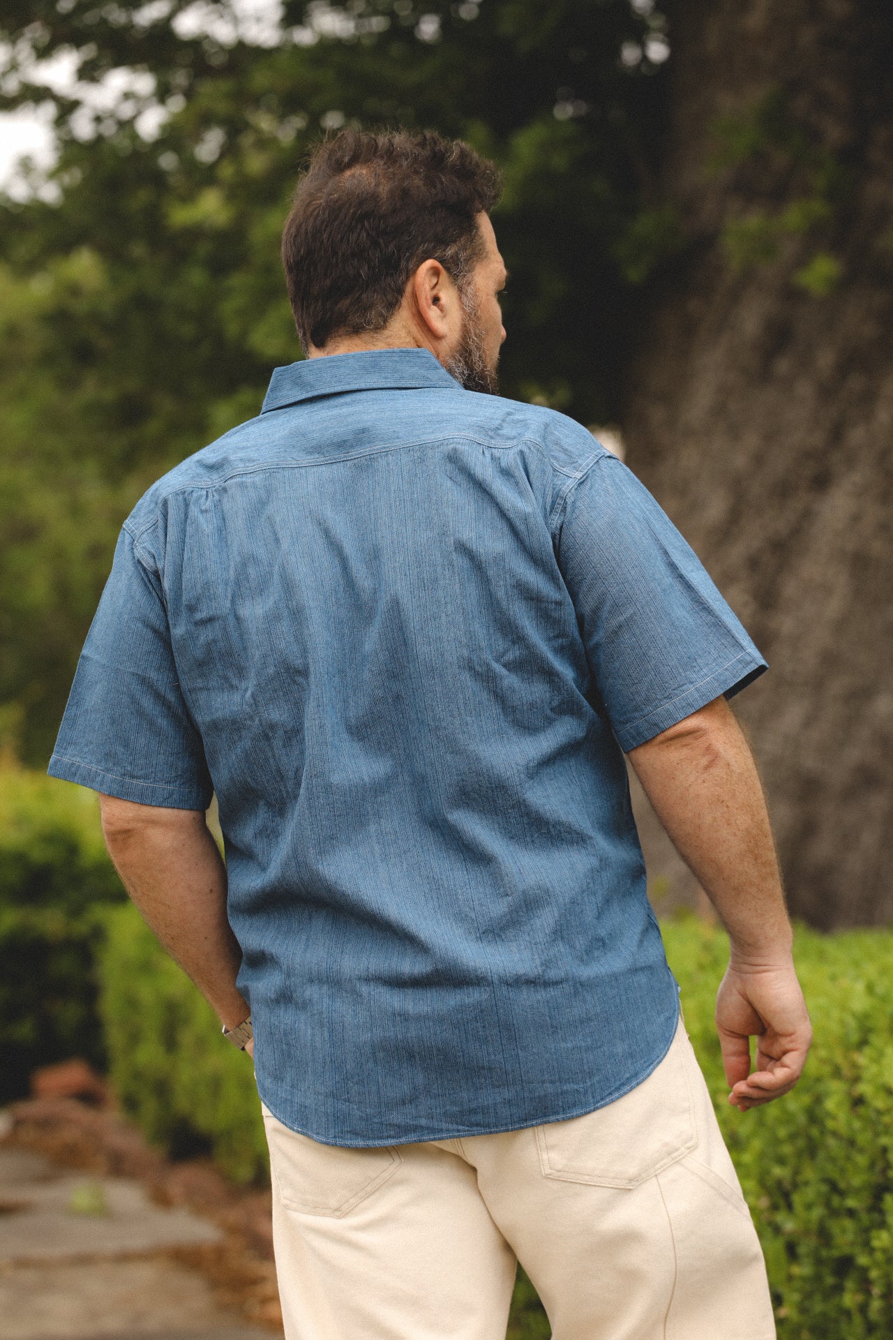 Fiction Romance 5oz Random Chambray Work Shirt (SC39512)