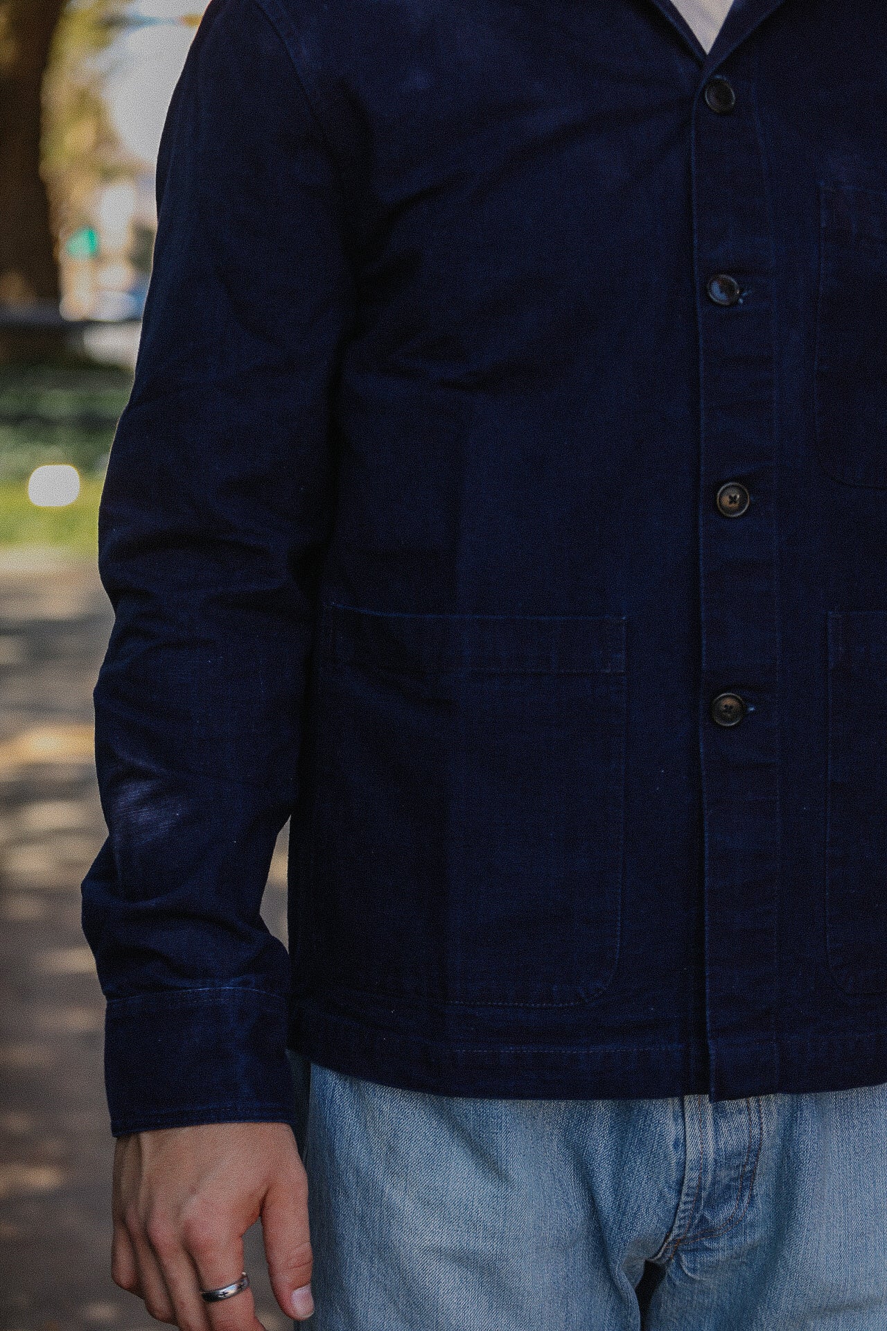Shop Jacket - Indigo Canvas
