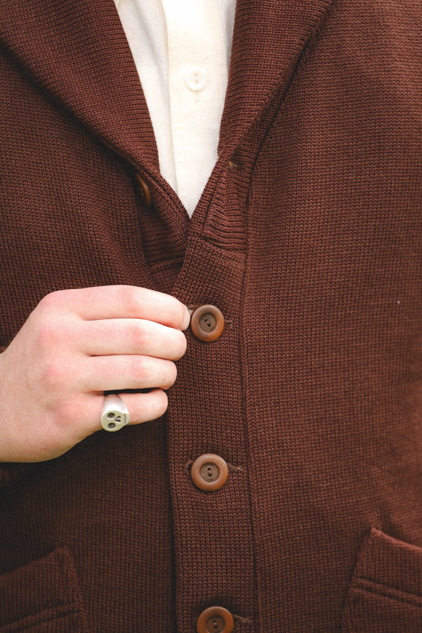 Dehen 1920 Shawl Sweater Coat 2.0 - Fig