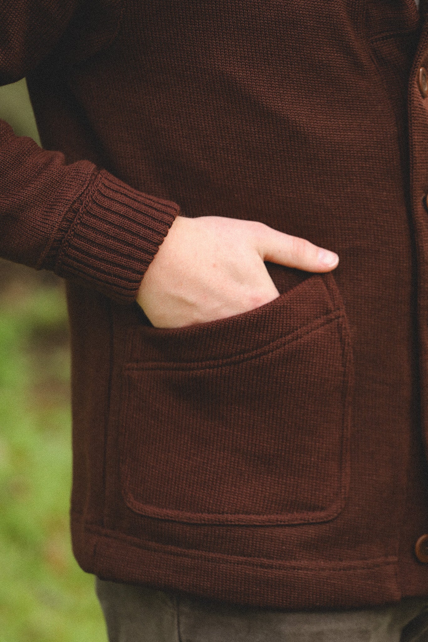 Dehen 1920 Shawl Sweater Coat 2.0 - Fig
