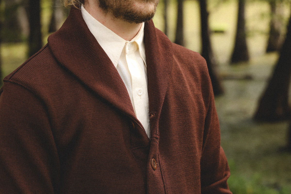 Dehen 1920 Shawl Sweater Coat 2.0 - Fig