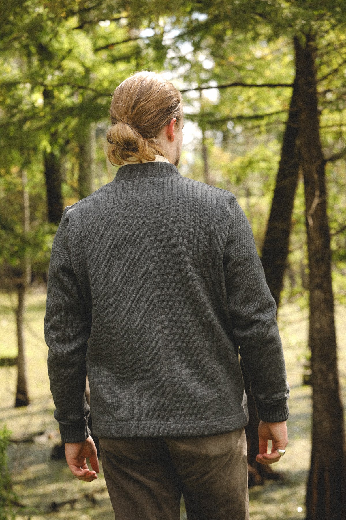 Dehen 1920 Classic Cardigan - Charcoal