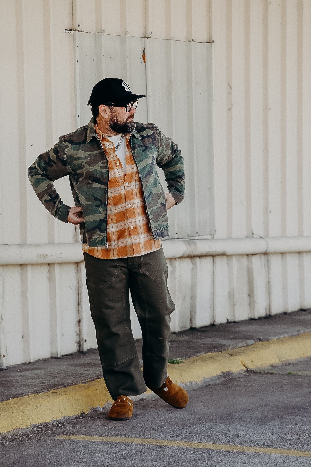 Utility Flannel-Amber Plaid