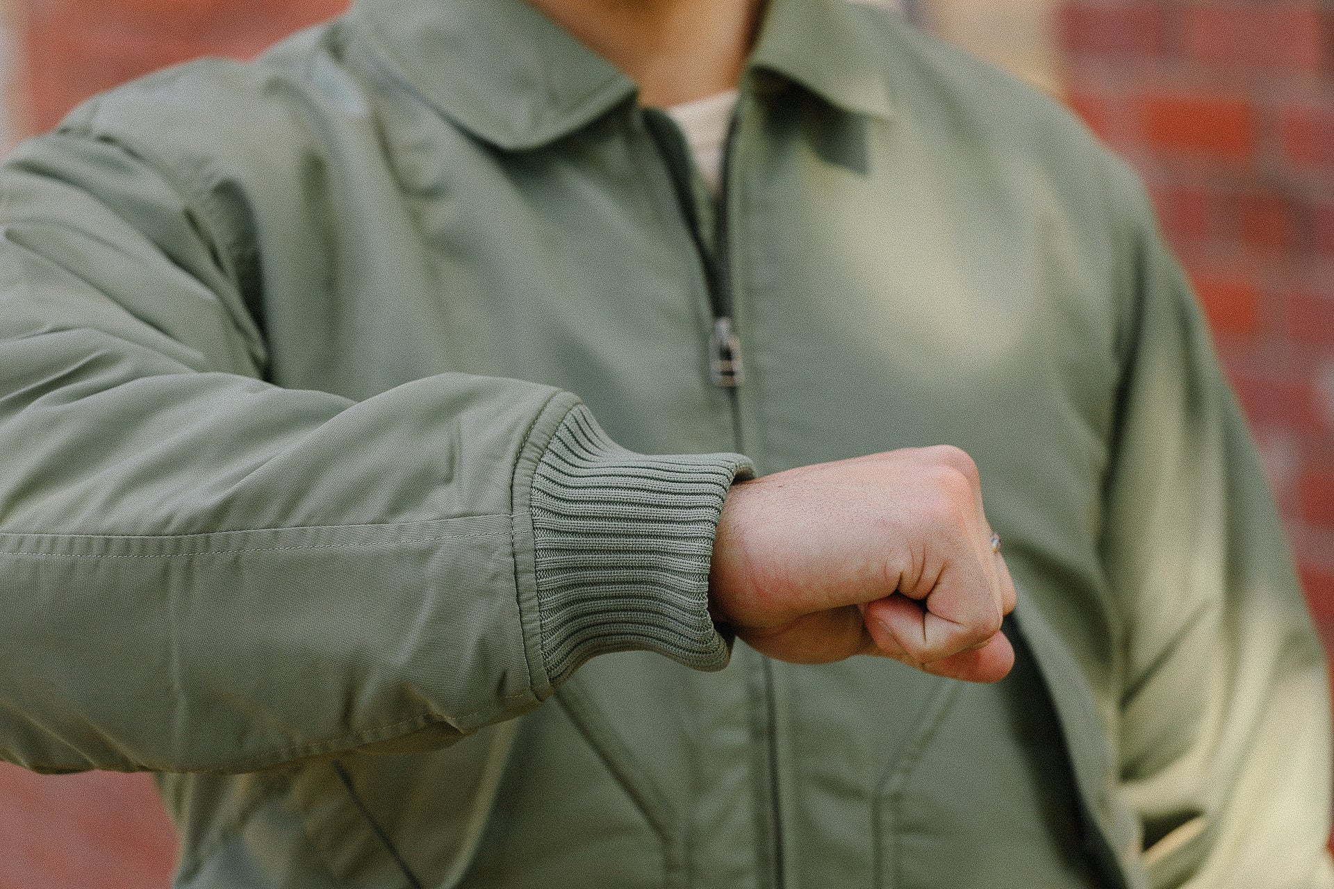 CWU Flight Jacket - Sage Aviator Satin