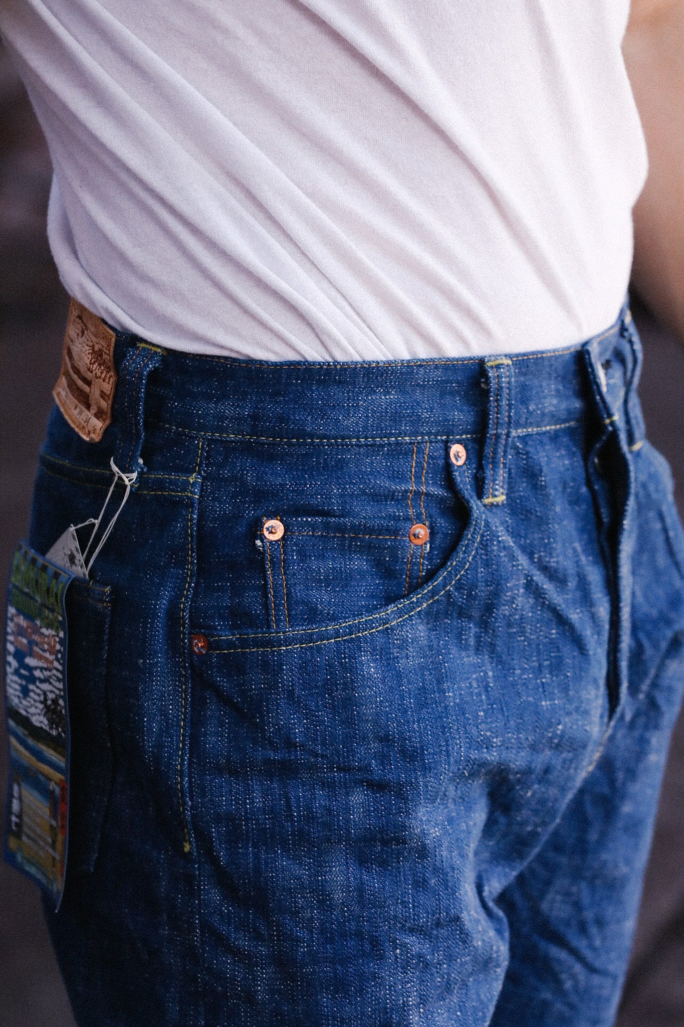 "Murakumo" 17oz Extra Slub Selvedge Denim - Relaxed Tapered Fit (S211XX17oz-SLB)